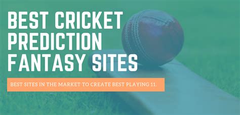 cricket prediction website.